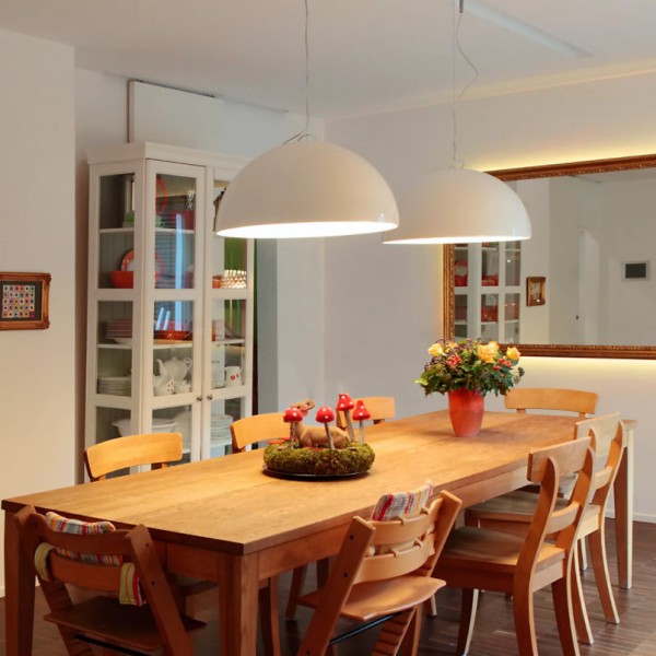 Półkulista Lampa Wisząca Sky Garden w Kształcie Kopuły