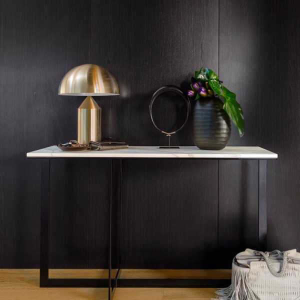 Lampe de table moderne en métal Atollo pour chambre à coucher