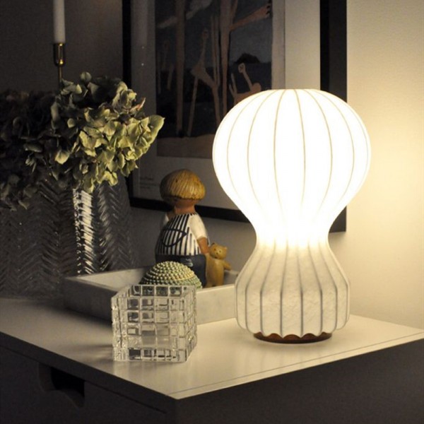 Gatto Kot Kokon Nowoczesna Lampa Stołowa Do Sypialni