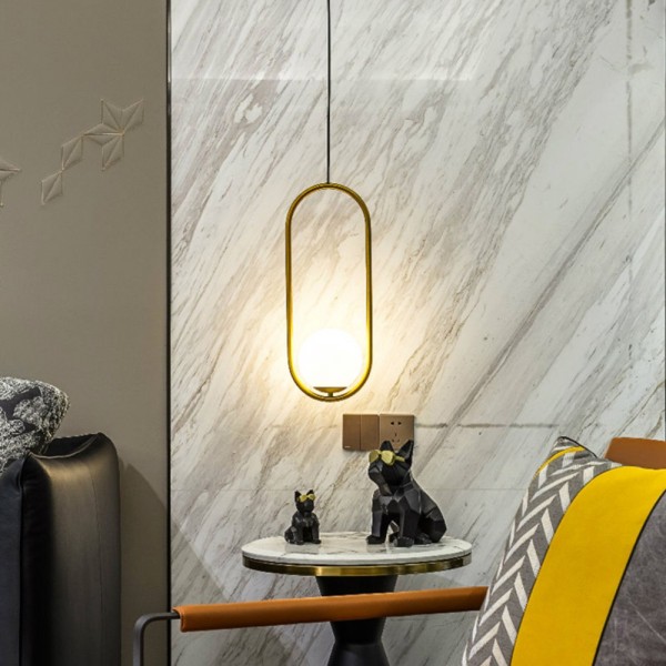 Mila Geometric Metal Pendant Light