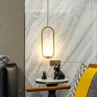 Mila Geometric Metal Pendant Light