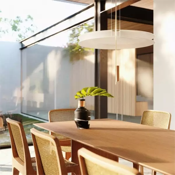 Modern LED Flamingo Taklampa för Matsalen