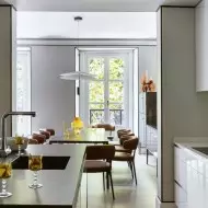 Modern LED Flamingo Taklampa för Matsalen