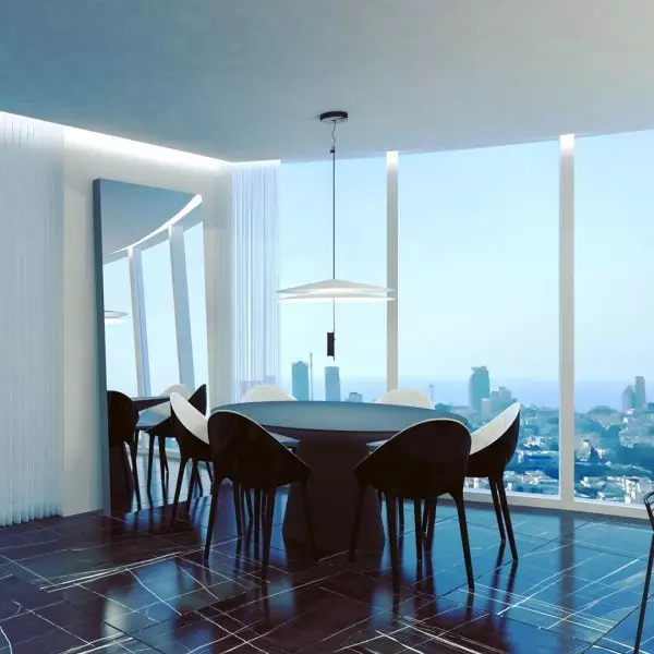 Modern LED Flamingo Taklampa för Matsalen