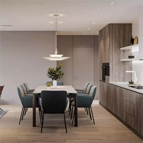 Modern LED Flamingo Taklampa för Matsalen