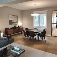 Modern LED Flamingo Taklampa för Matsalen