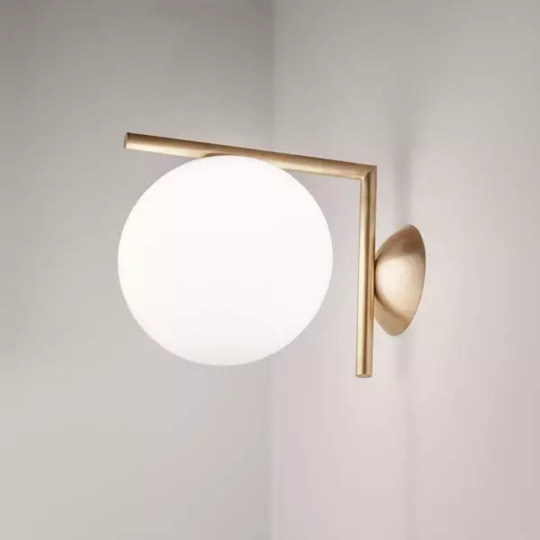 Applique/plafonnier boule de verre IC Lights S62