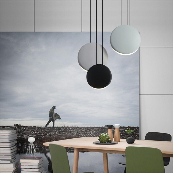 Modern Flattened Cosmos Pendant Light
