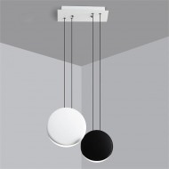 Modern Flattened Cosmos Pendant Light