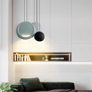 Modern Flattened Cosmos Pendant Light
