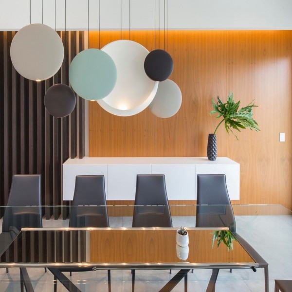 Lampe suspendue moderne aplatie Cosmos