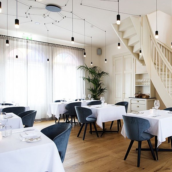 Industriell Svart Wireflow Free Form LED Pendellampa