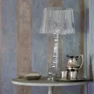 Akryl Bourgie Bordlampe i Barokkstil Til Soverommet