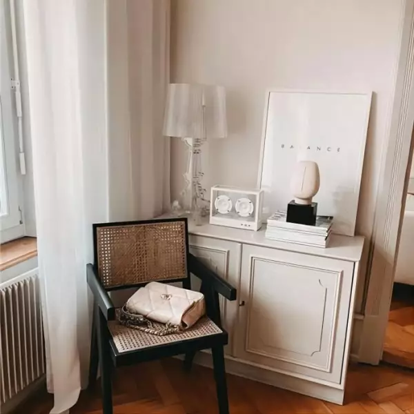 Akryl Bourgie Bordlampe i Barokkstil Til Soverommet