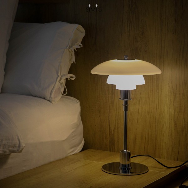 Danish Disc Multilayer Metal Table Lamp