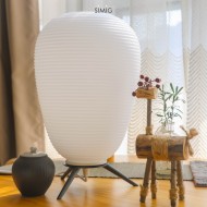 White Tripod Table Lamp for Bedroom S37