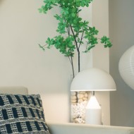 Lampe de table moderne en métal Atollo pour chambre à coucher