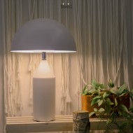 Lampe de table moderne en métal Atollo pour chambre à coucher
