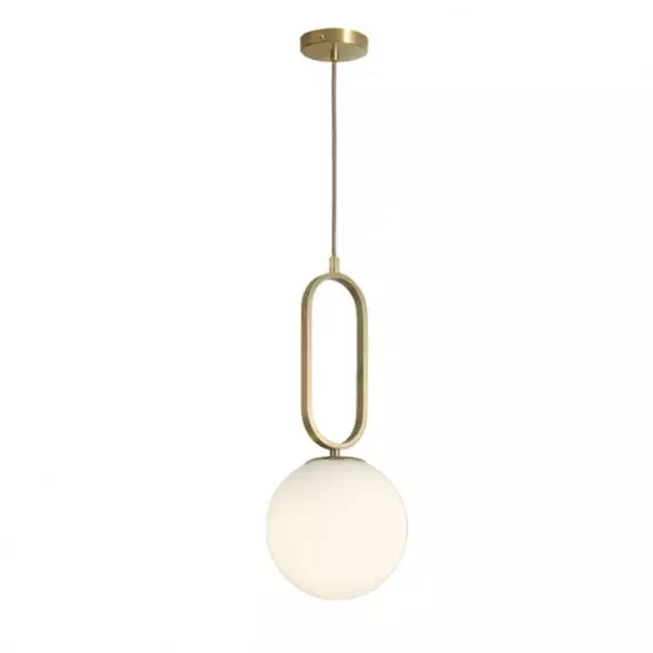 Minimalist Oval Ring Pendant Light
