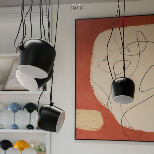 Aim Lampe à suspension multi-lumières pour salon S03
