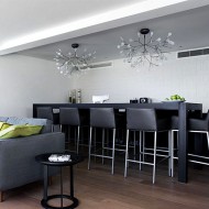 Skandinavisk Heracleum LED Ljuskrona För Vardagsrummet