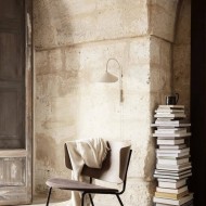 Leaf Shape Arum Swivel Metal Wall Lamp