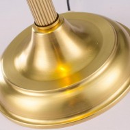 Lámpara de escritorio de vidrio vintage con forma de banquero, lámpara de mesa para biblioteca S53