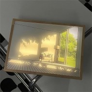 Kreativ Fotorammedekoration LED Natlys