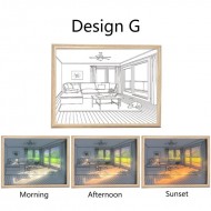 Kreativ Fotorammedekoration LED Natlys
