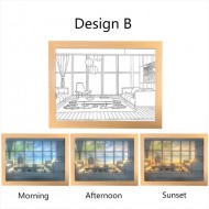 Kreativ Fotorammedekoration LED Natlys