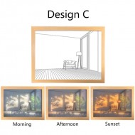 Kreativ Fotorammedekoration LED Natlys
