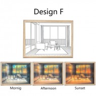 Kreativ Fotorammedekoration LED Natlys