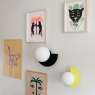 Colourful Glass Wall Lamp S155