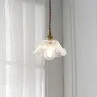 Tiffany Lotusglas Pendelleuchte S55