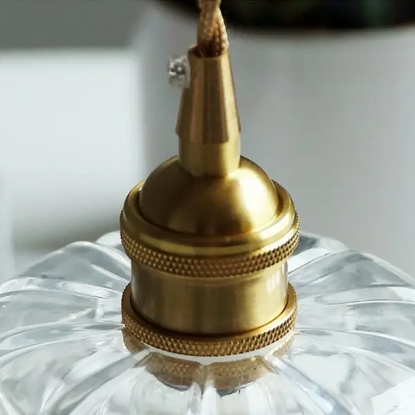 Tiffany Lotusglas Pendelleuchte S55