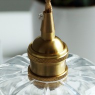 Tiffany Lotusglas Pendelleuchte S55