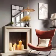 Tiffany Lotusglas Pendelleuchte S55