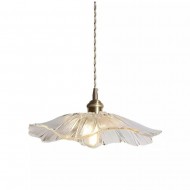 Tiffany Lotus Pendellampe i glass S55