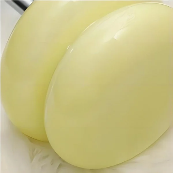 Lámpara de mesa Bauhaus Lollipop de vidrio ondulado S18