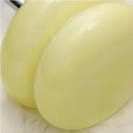 Lámpara de mesa Bauhaus Lollipop de vidrio ondulado S18