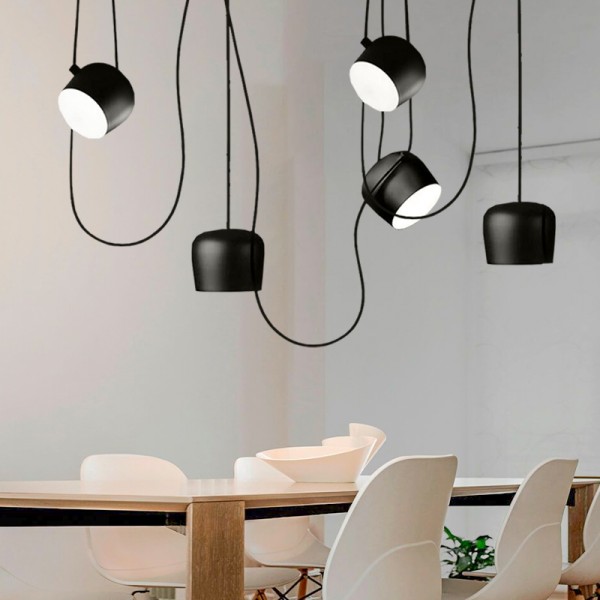 Aim Lampe à suspension multi-lumières pour salon S03