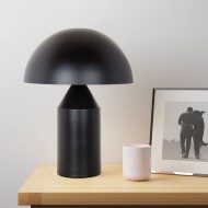 Lampe de table moderne en métal Atollo pour chambre à coucher