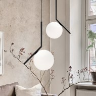 IC Lights Glaskula Pendellampa S61