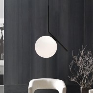 Lámpara colgante con bola de cristal IC Lights S61