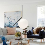 IC Lights Glaskula Pendellampa S61