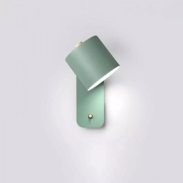 Swivel Cylinder Wall Mounted Night Light For Bedroom S27
