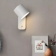 Swivel Cylinder Wall Mounted Night Light For Bedroom S27