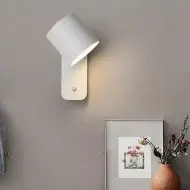 Obrotowy Cylindryczny Lampa Ścienna Do Sypialni Czytania S27