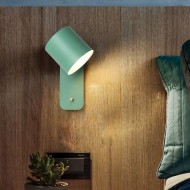Swivel Cylinder Wall Mounted Night Light For Bedroom S27
