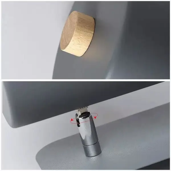 Obrotowy Cylindryczny Lampa Ścienna Do Sypialni Czytania S27